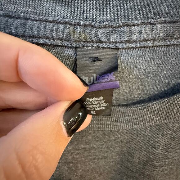 George Straight Country Gray Flag Tee Size XL Fair Western Cowboy - Picture 6 of 7